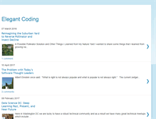 Tablet Screenshot of elegantcoding.com